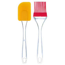 SILICONE SPATULA & BRUSH SET