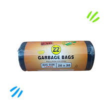 BLACK GARBAGE ROLL SIZE  20 X 30 (EACH ROLL CONTAIN 21 BAGS)