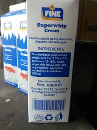 FINE SUPER WHIP CREAM 1 KG BOX (ONLY FOR KARACHI)