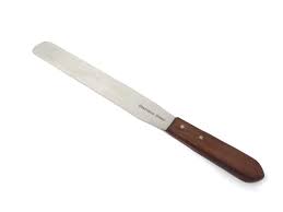 CAKE PALETTE KNIFE WITH WOODEN HANDLE (12 INCH)