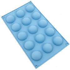 ROUND SILICONE SPHERE BALL MOLD 15 CAVITY